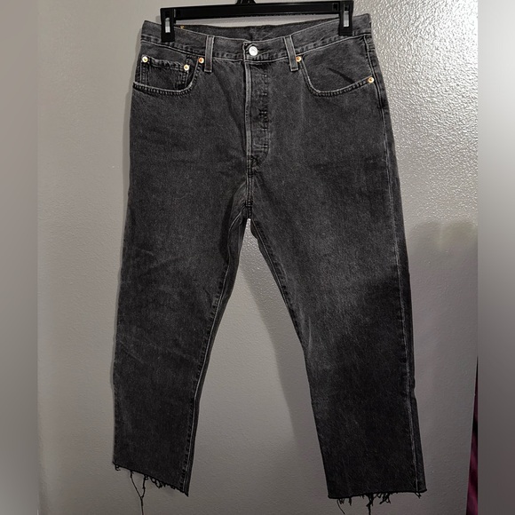 Levi’s 501 Grey Jeans - Picture 1 of 4